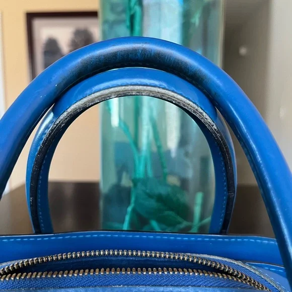 Louis Vuitton Blue Epi Leather Satchel - Picture 2 of 16
